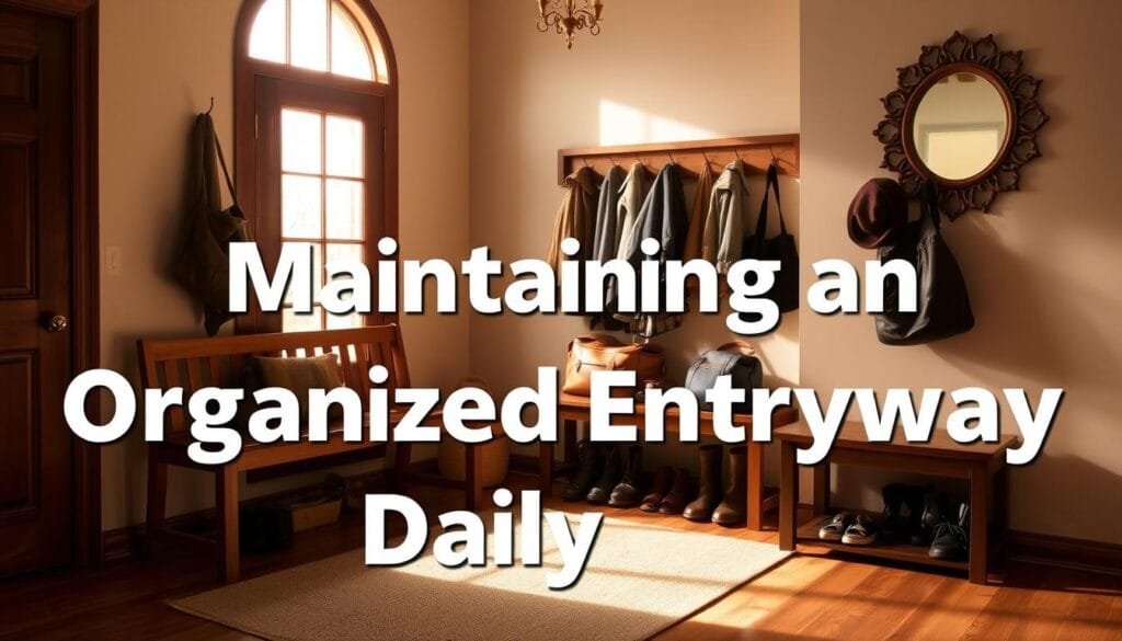 Maintaining an organized entryway