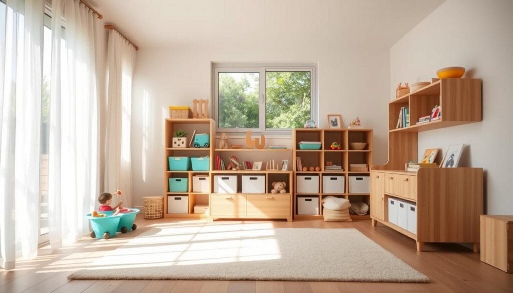 decluttering children's playroom