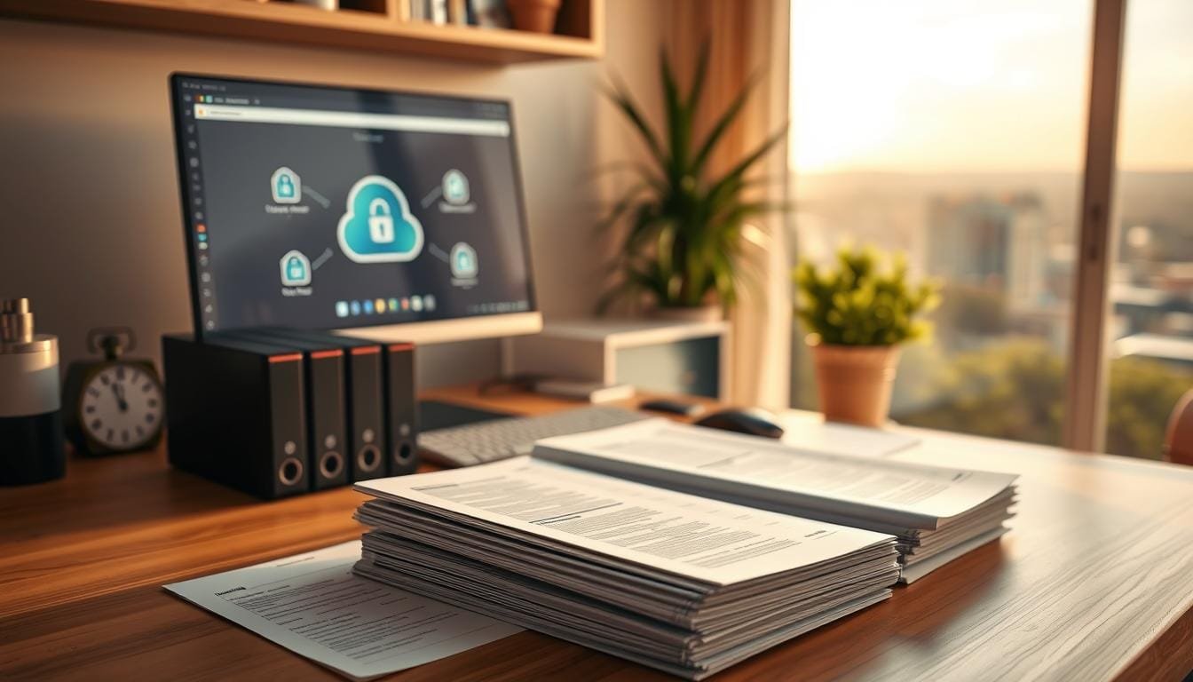 digital backup system for important family documents