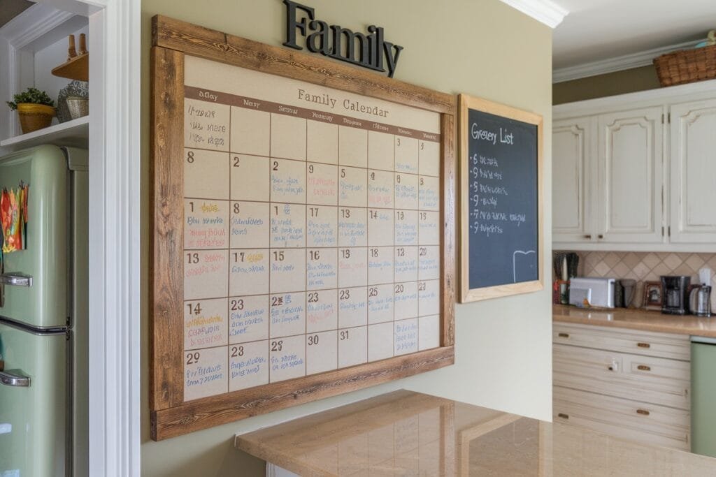organizing family appointments and activities