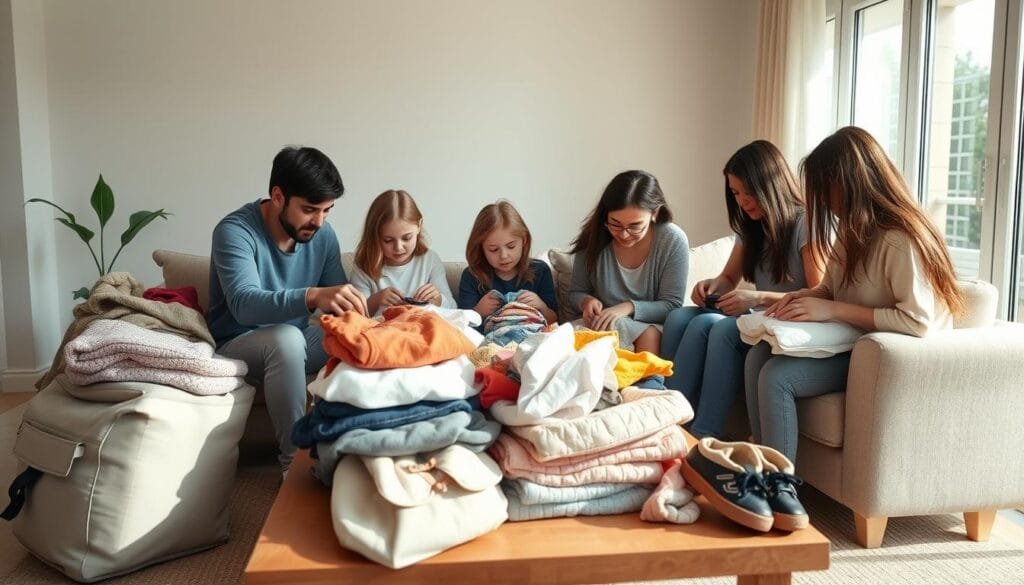 family decluttering