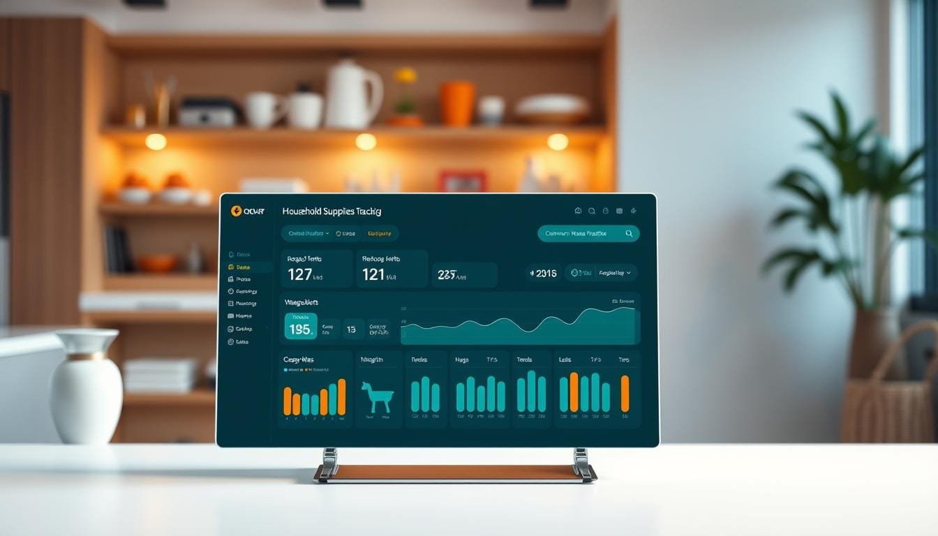 household supplies tracking system