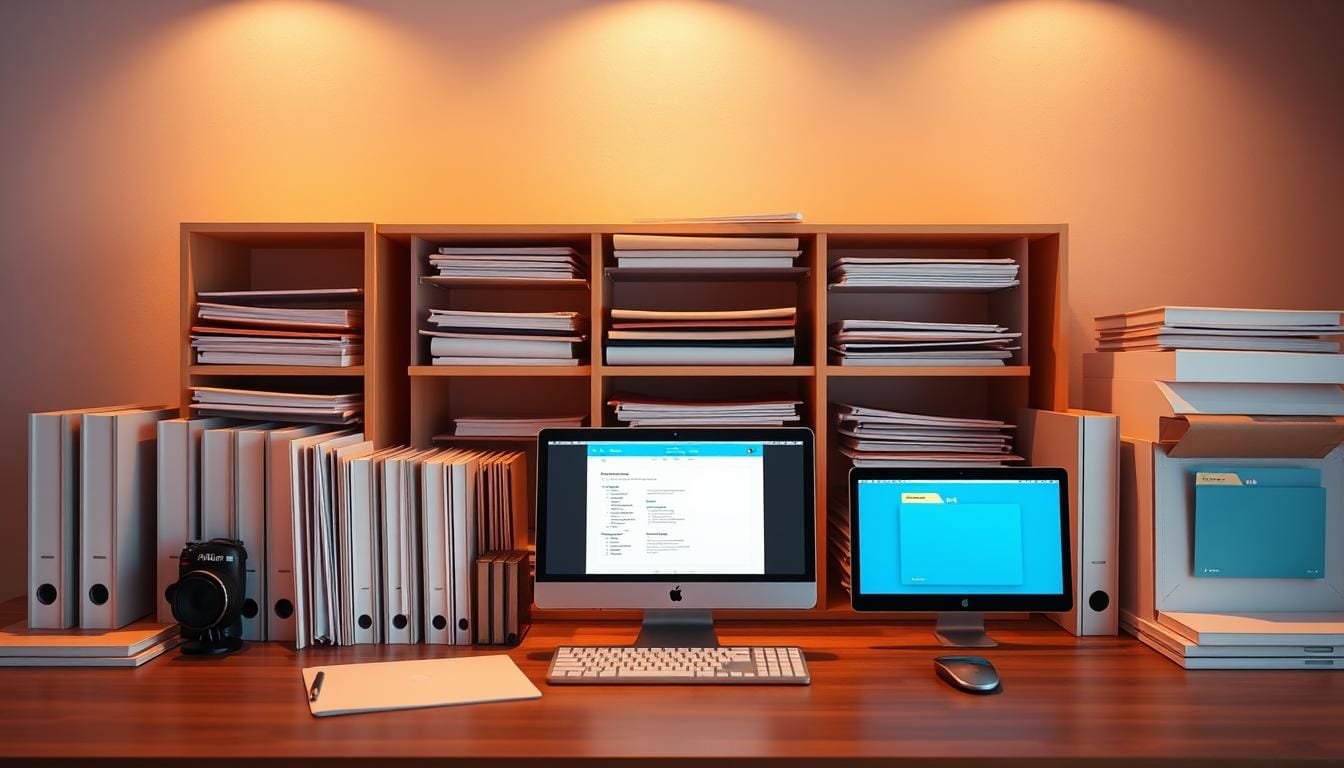how to organize family documents digitally