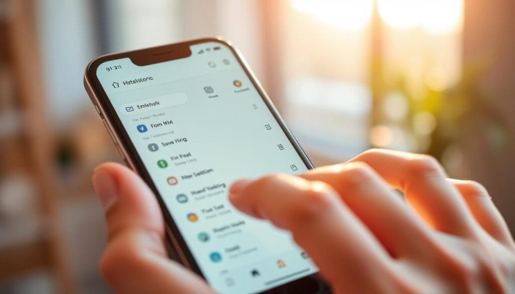 mobile email management