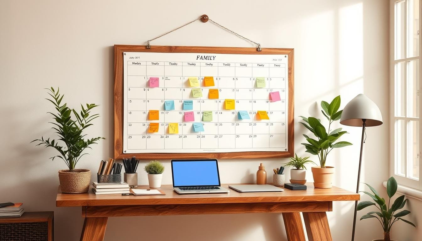 organizing family appointments and activities