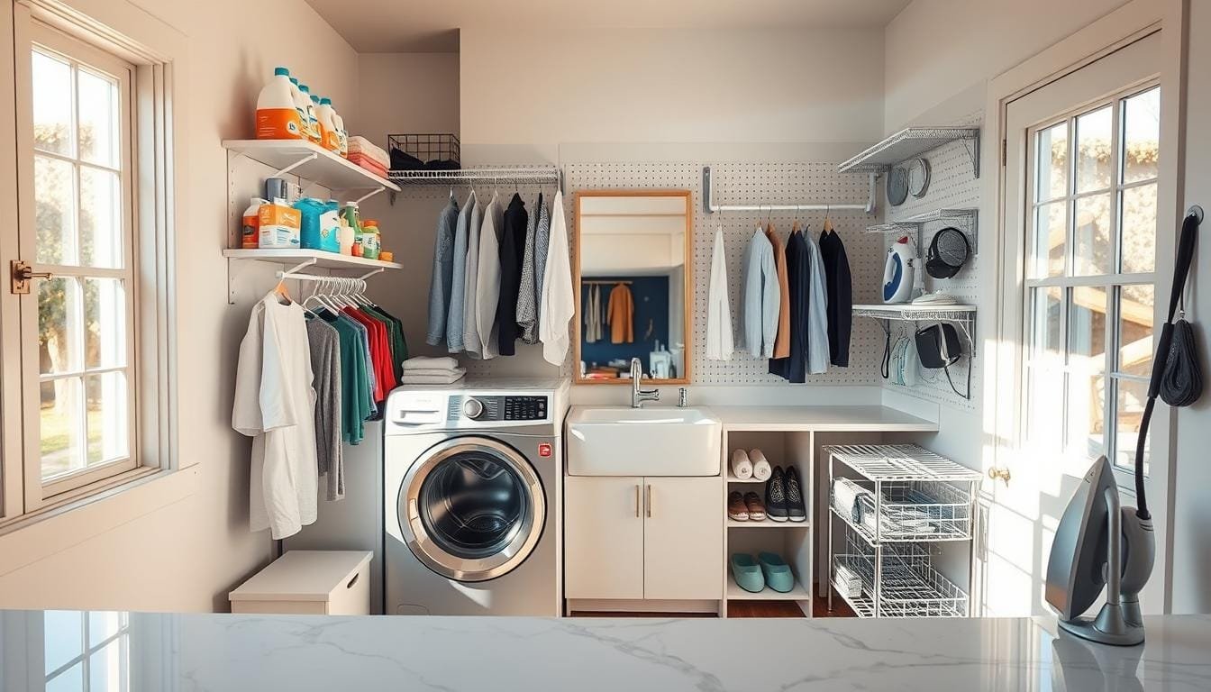 practical laundry room setup
